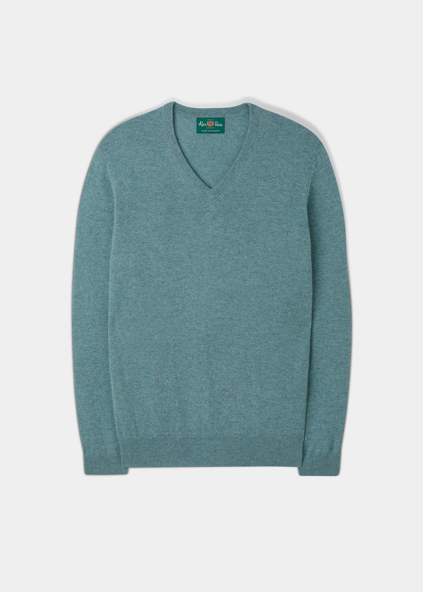 Haddington Cashmere Jumper in Caspian