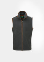 Aylsham Men's Fleece Gilet In Gunmetal