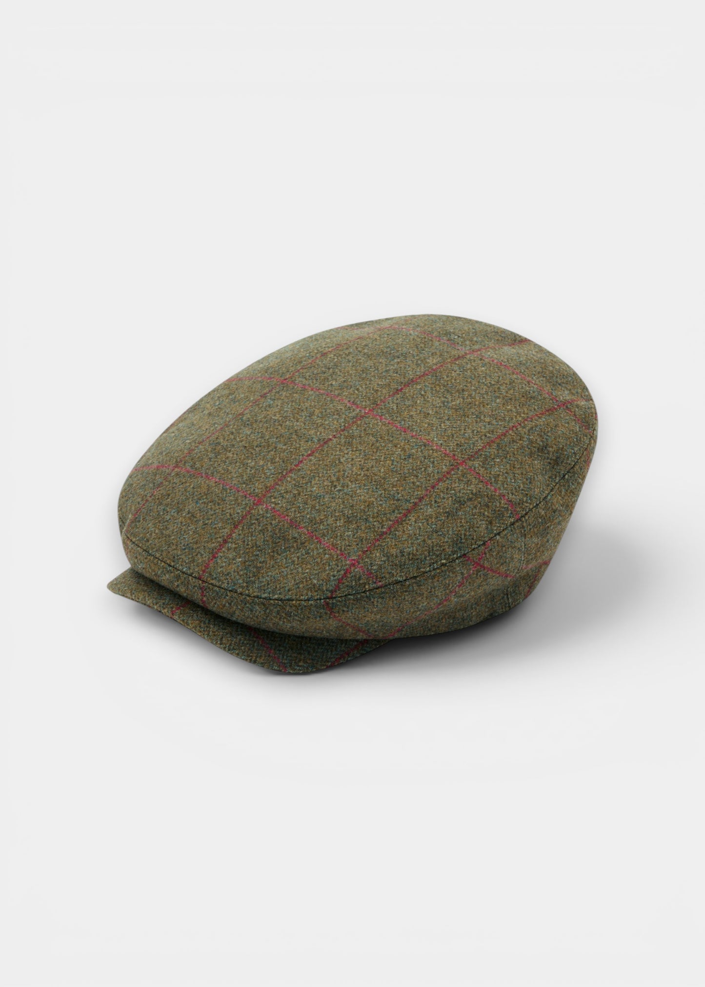 Combrook Men's Tweed Waterproof Balmoral Cap in Sage - Regular Fit
