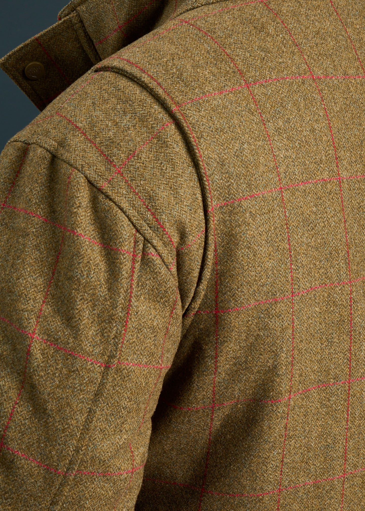 Combrook Men's Tweed Shooting Field Coat In Reed