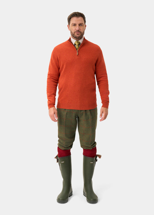 Combrook Men's Tweed Water Repellent Shooting Breeks in Reed - Regular Fit