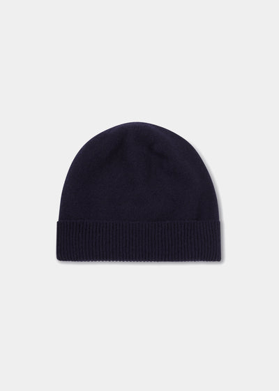 Tideswell Men's Knitted Wool Hat In Navy