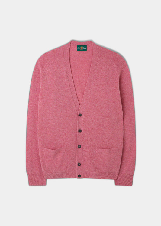 Cornwall Lambswool Cardigan in Nougat