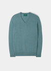 Haddington Cashmere Jumper in Caspian