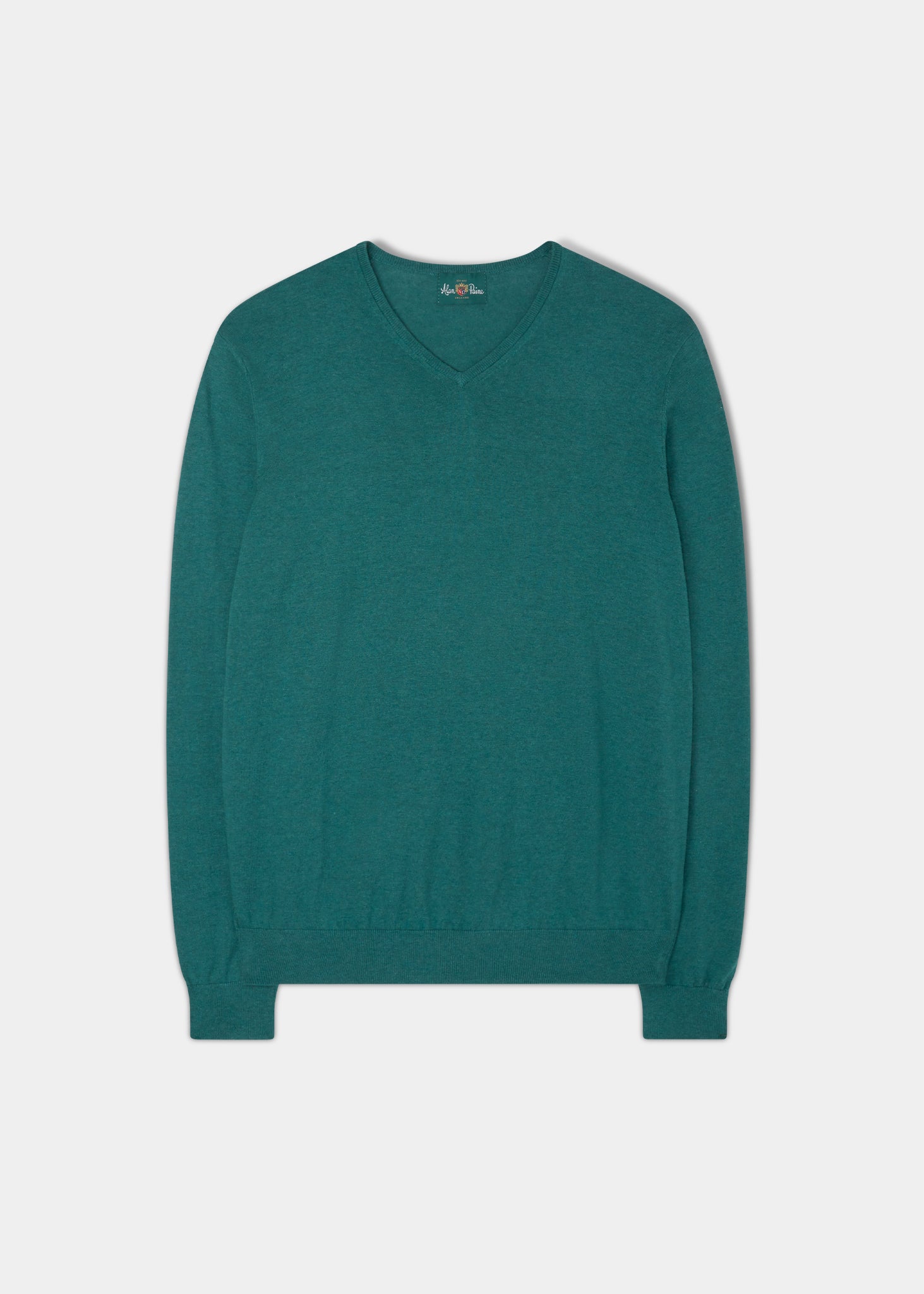 Cromford Luxury Cotton Jumper In Moorland