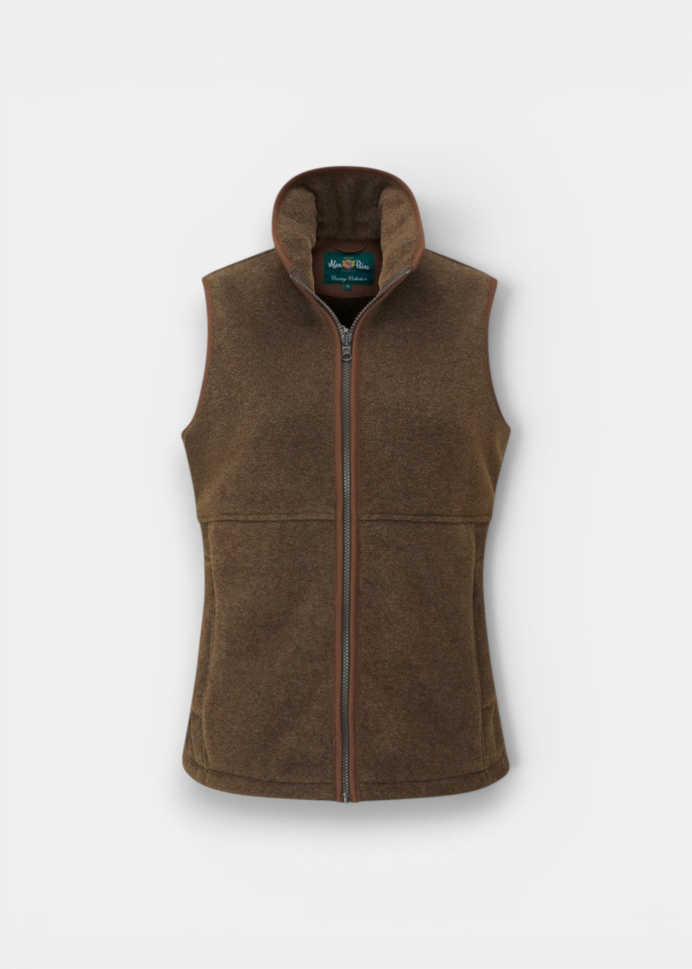 Aylsham Ladies Fleece Gilet In Pecan - Regular Fit