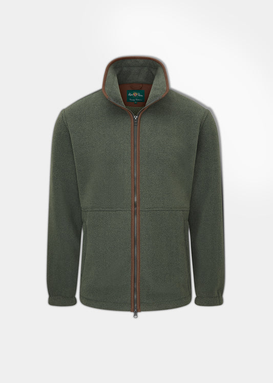 Aylsham Men's Fleece Jacket In Cedar Green