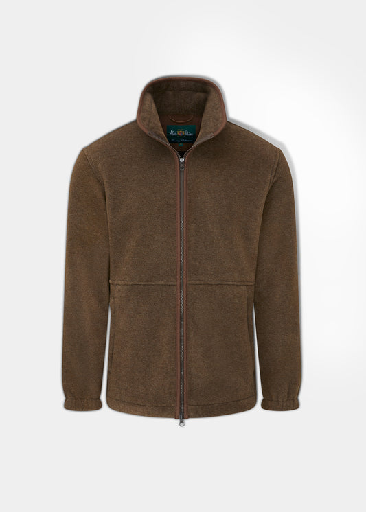 Aylsham Men's Fleece Jacket In Pecan 