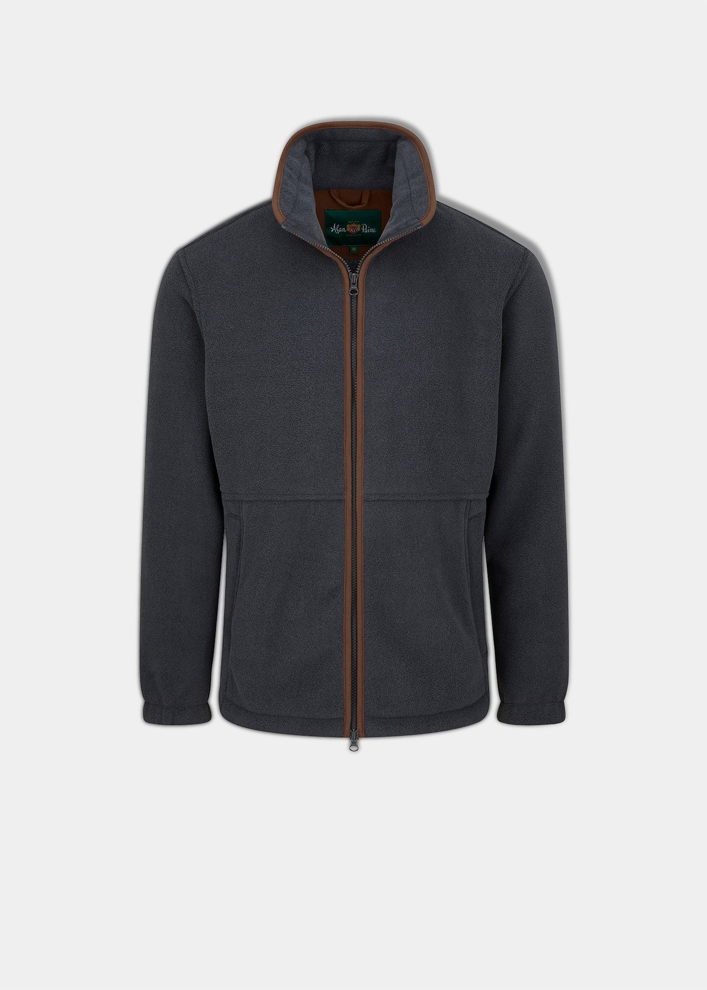 Aylsham Men's Fleece Jacket In Gunmetal - Regular Fit