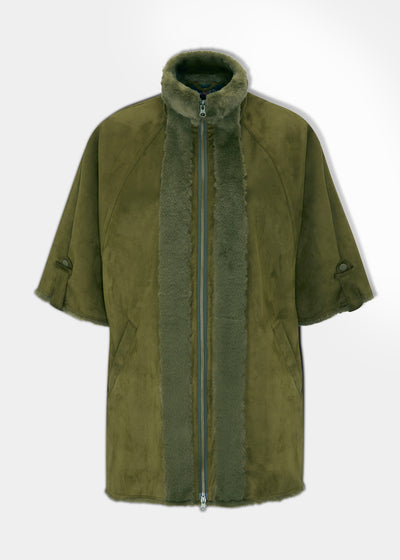 Surrey Ladies Cape In Olive