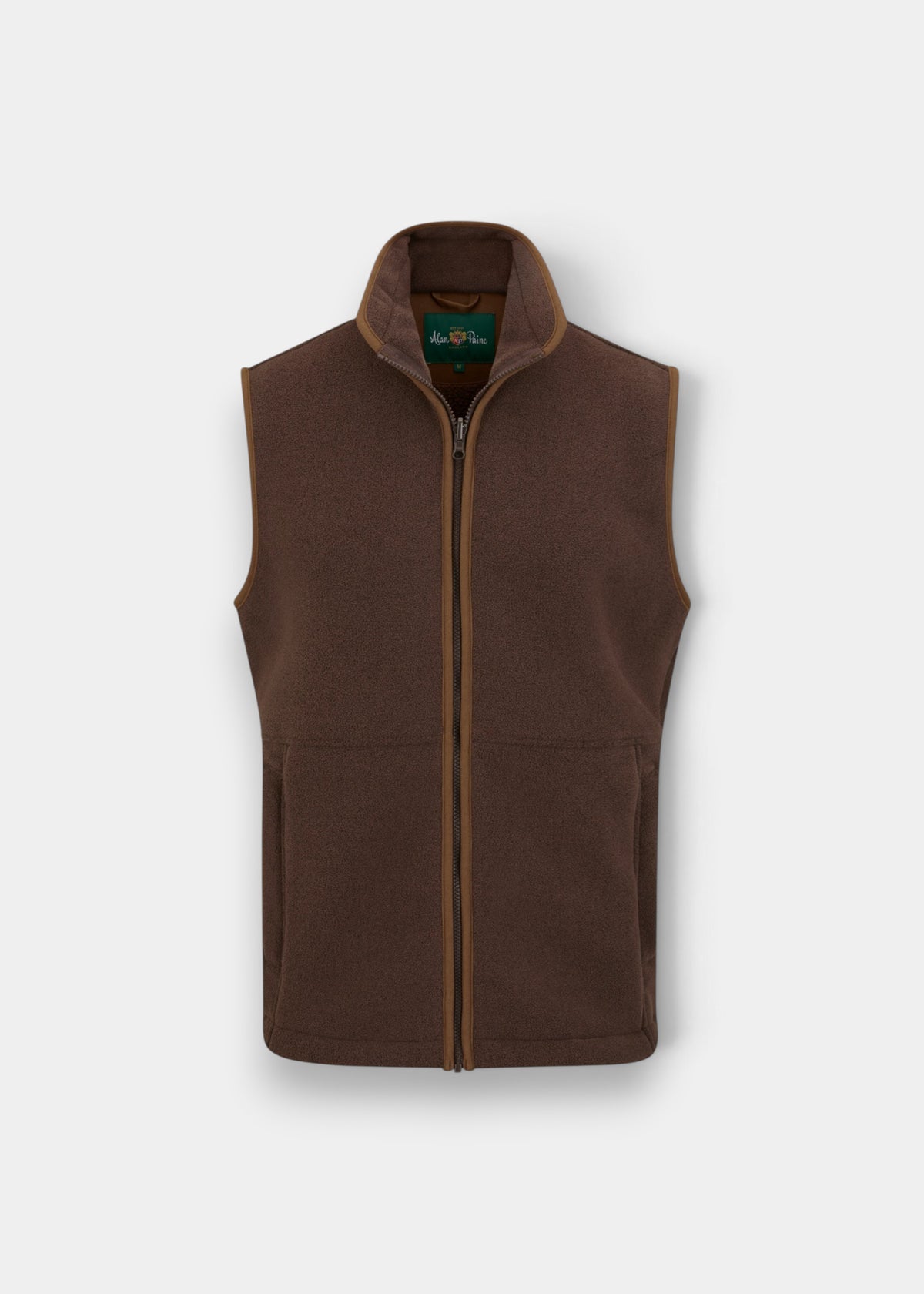 Aylsham Children's Fleece Waistcoat In Bark
