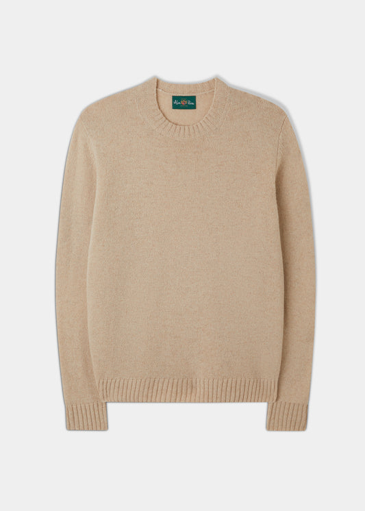 Kinnadie Supersoft Shetland Almond Jumper 