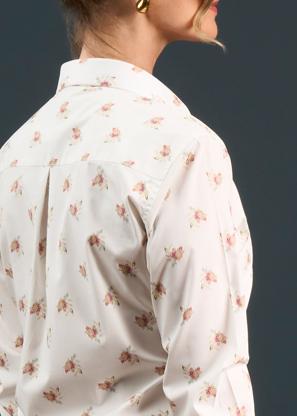 Lawen Ladies Printed Cotton Shirt - Floral Print