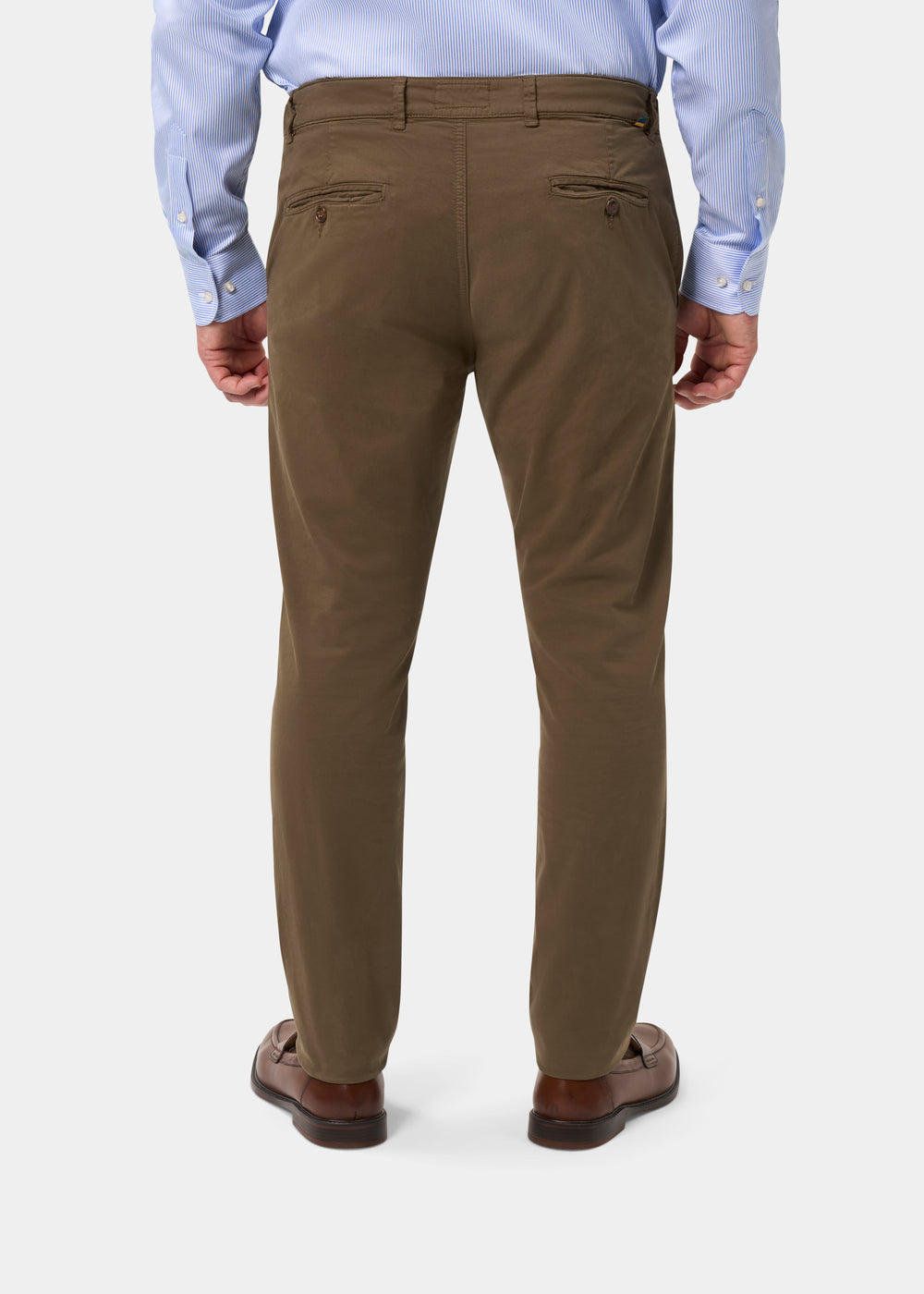 Men's Chino Trousers in Brown
