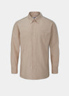Men's Cotton Button Down Brown Shirt
