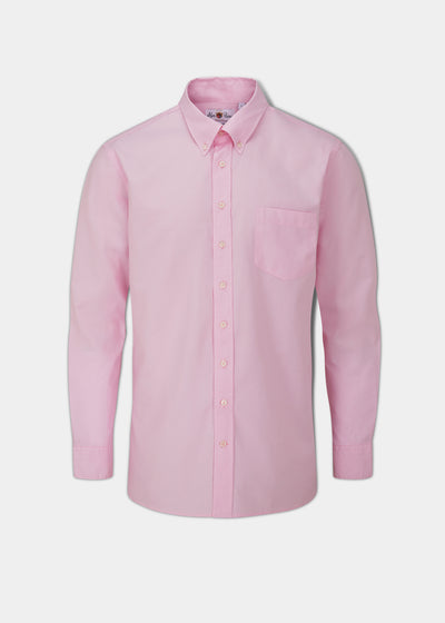 Men's Cotton Button Down Pink Shirt