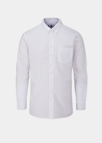Men's Cotton Button Down White Shirt