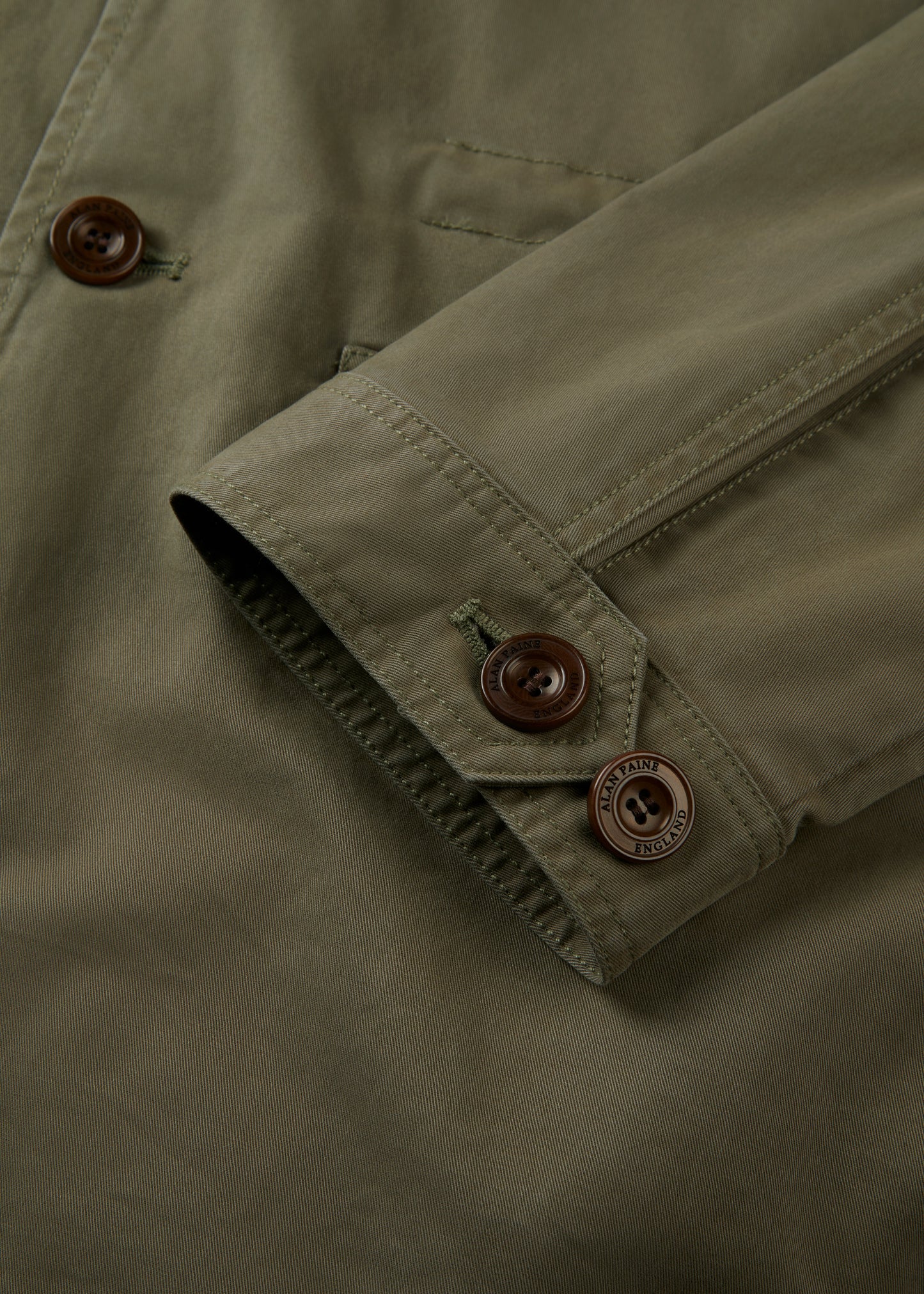Men's Cotton Jacket in Green