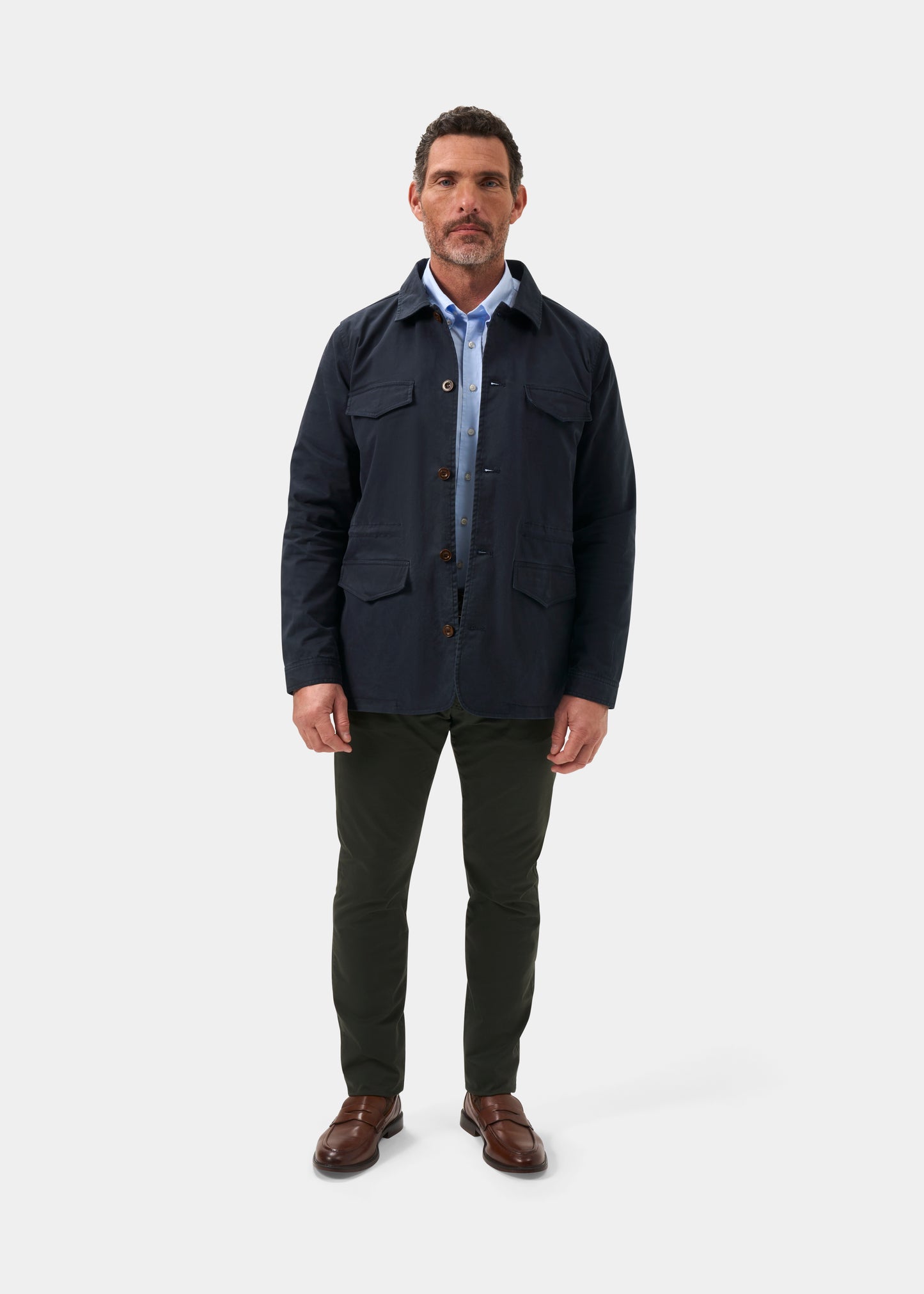 Rockmere Men's Safari Jacket In Navy