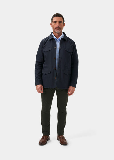 Rockmere Men's Safari Jacket In Navy