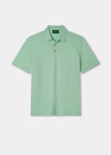Men's Cotton Polo Shirt in Pale Green