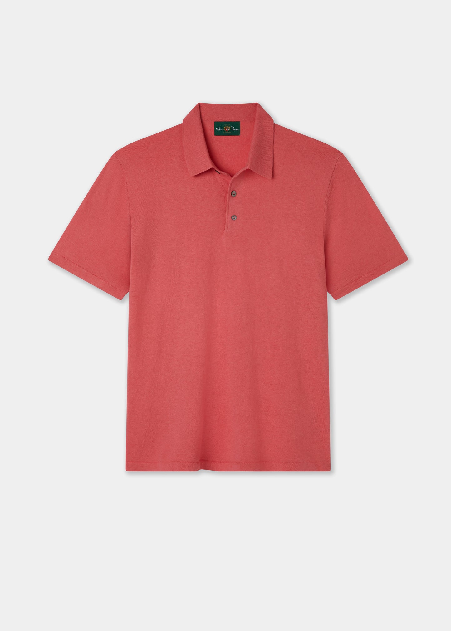 Men's Cotton Polo Shirt in Pink