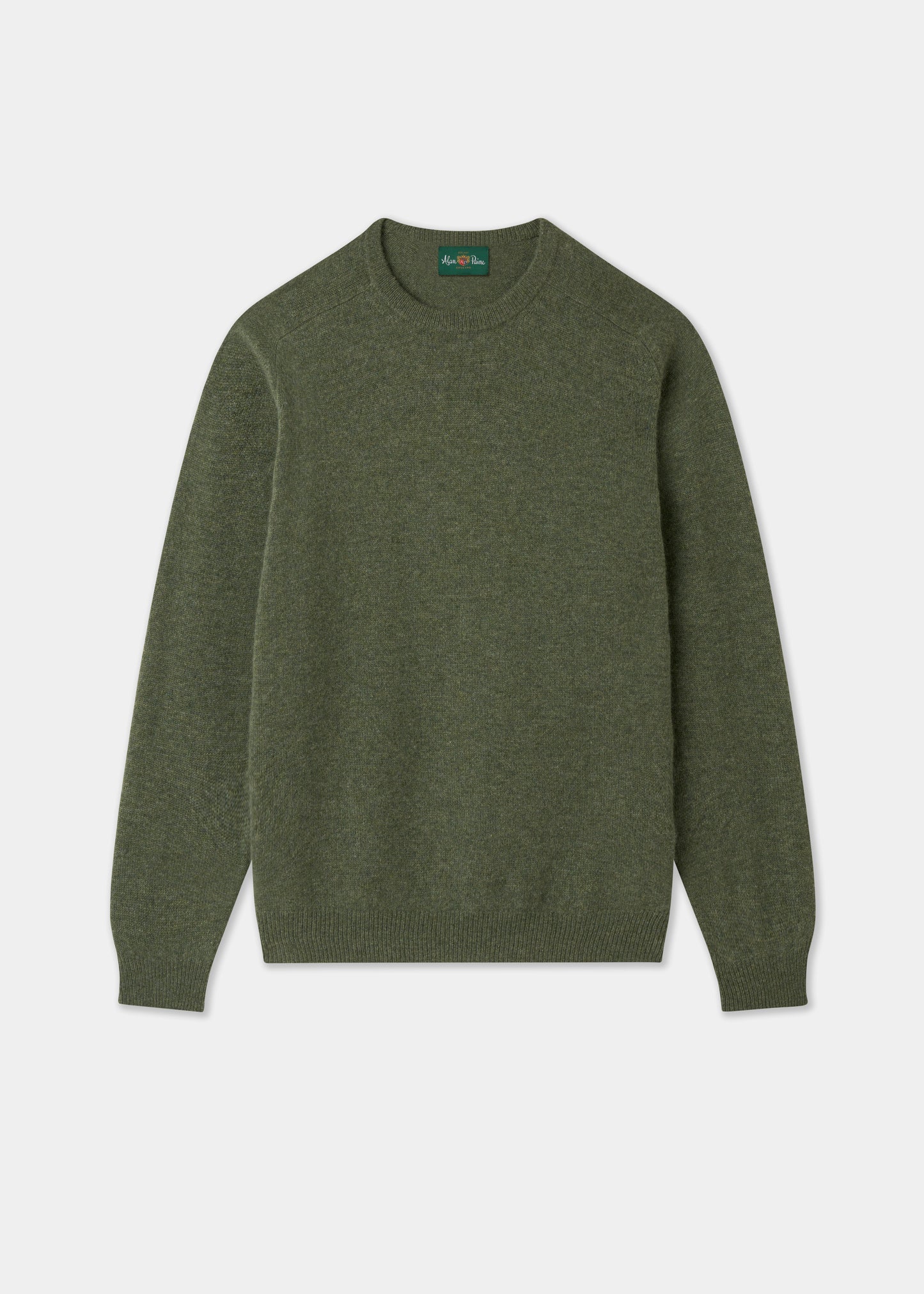 Men's Lambswool Crew Neck Jumper in Landscape