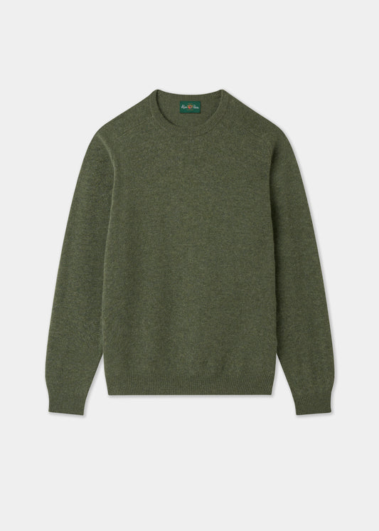 Men's Lambswool Crew Neck Jumper in Landscape