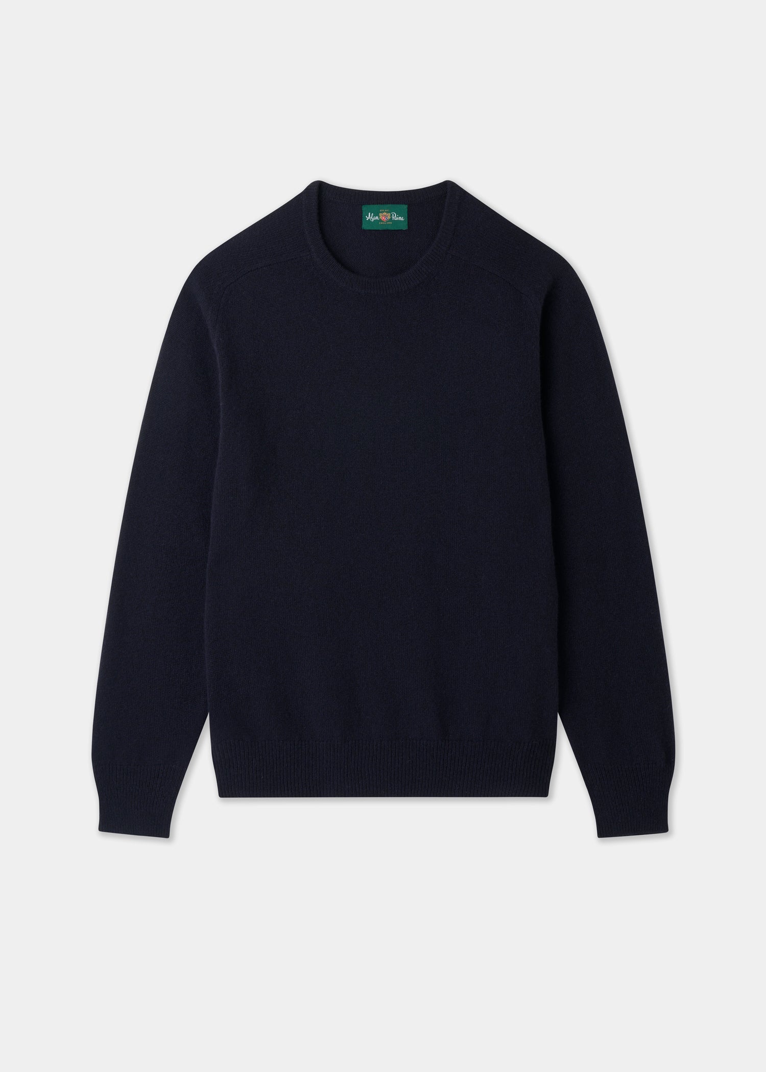 Men's Lambswool Crew Neck Jumper in Navy