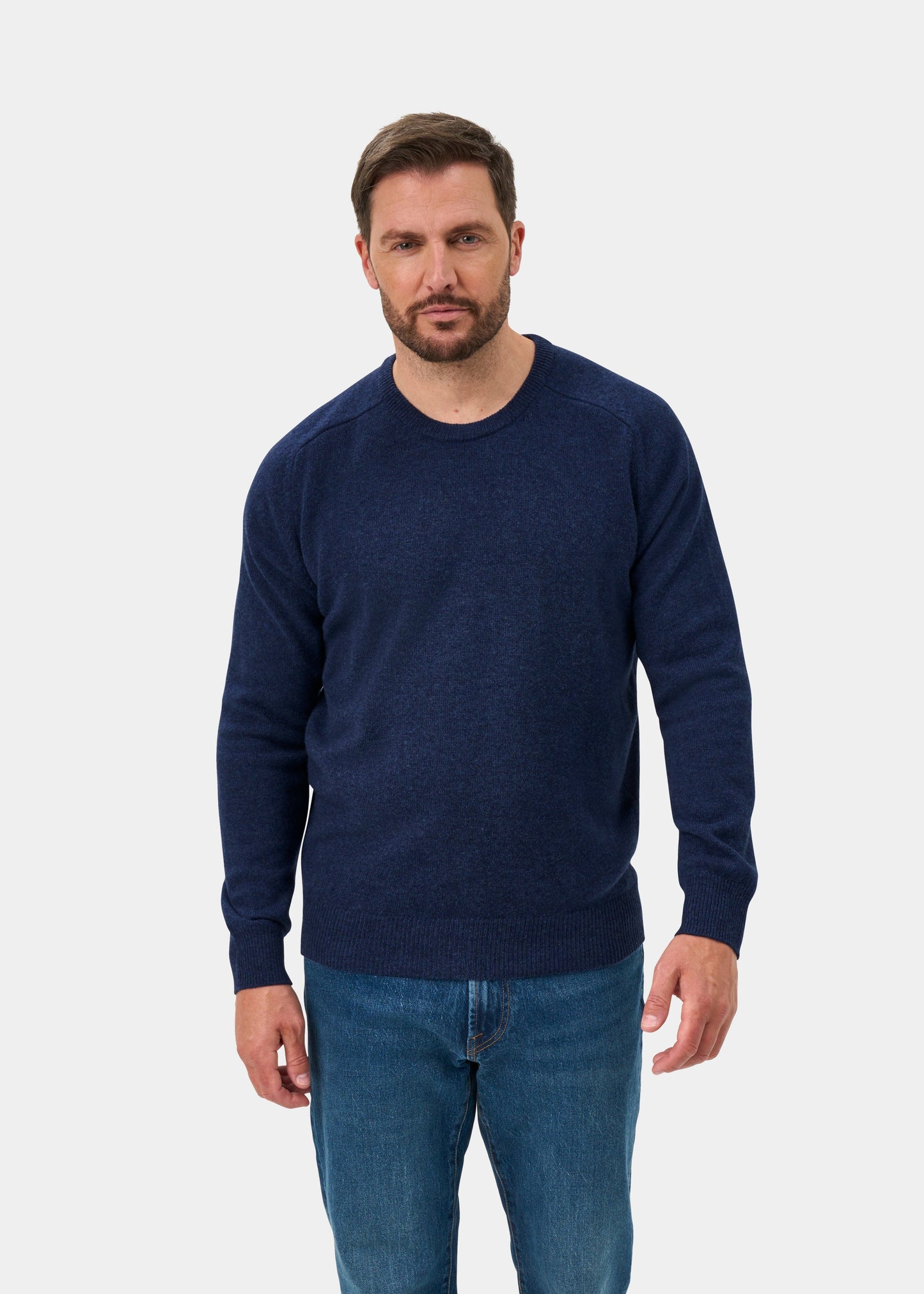 Dorset Men's Lambswool Jumper in Rhapsody - Classic Fit