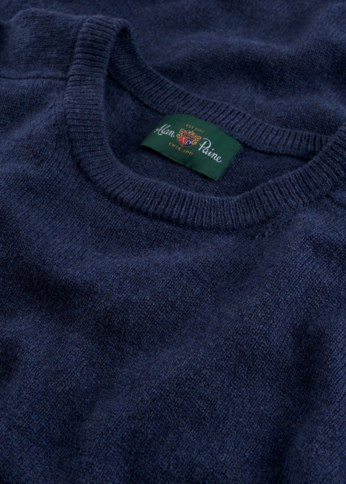 Men's Lambswool Crew Neck Jumper in Rhapsody