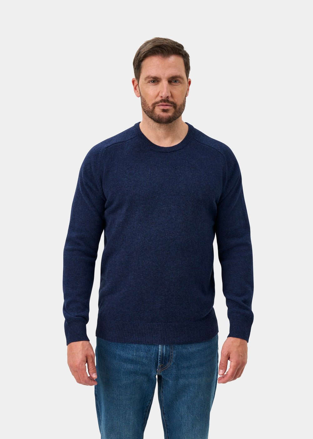 Dorset Men's Lambswool Jumper in Rhapsody - Classic Fit