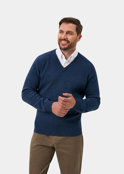 Kilsyth Men's Lambswool Jumper in Rhapsody - Regular Fit