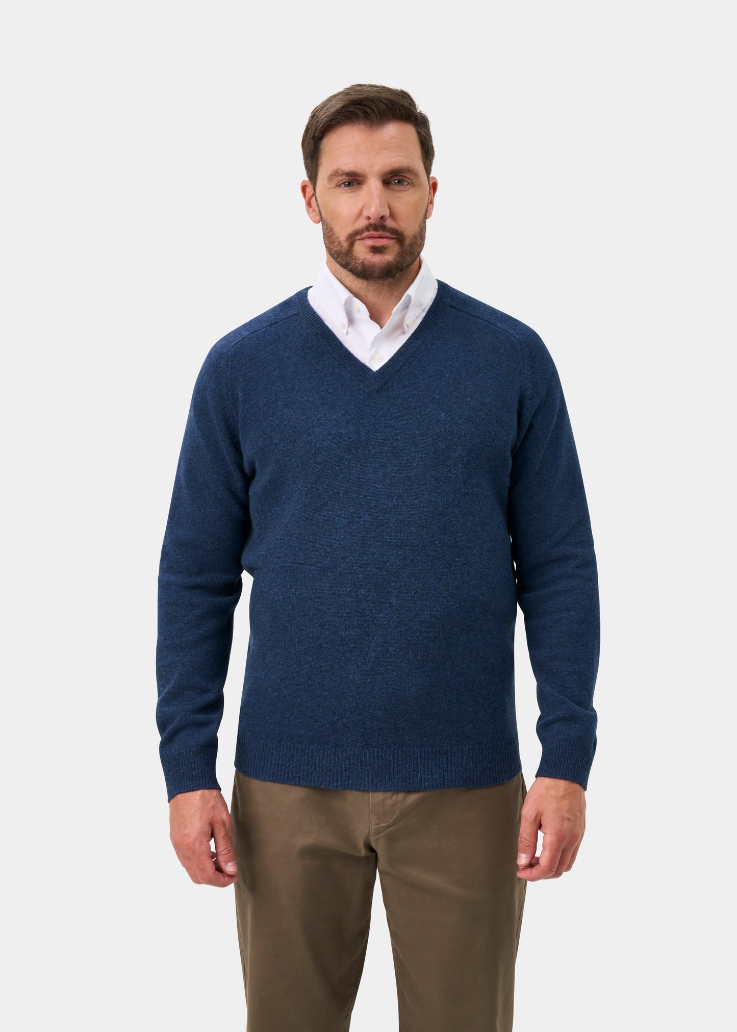 Kilsyth Men's Lambswool Jumper in Rhapsody - Regular Fit