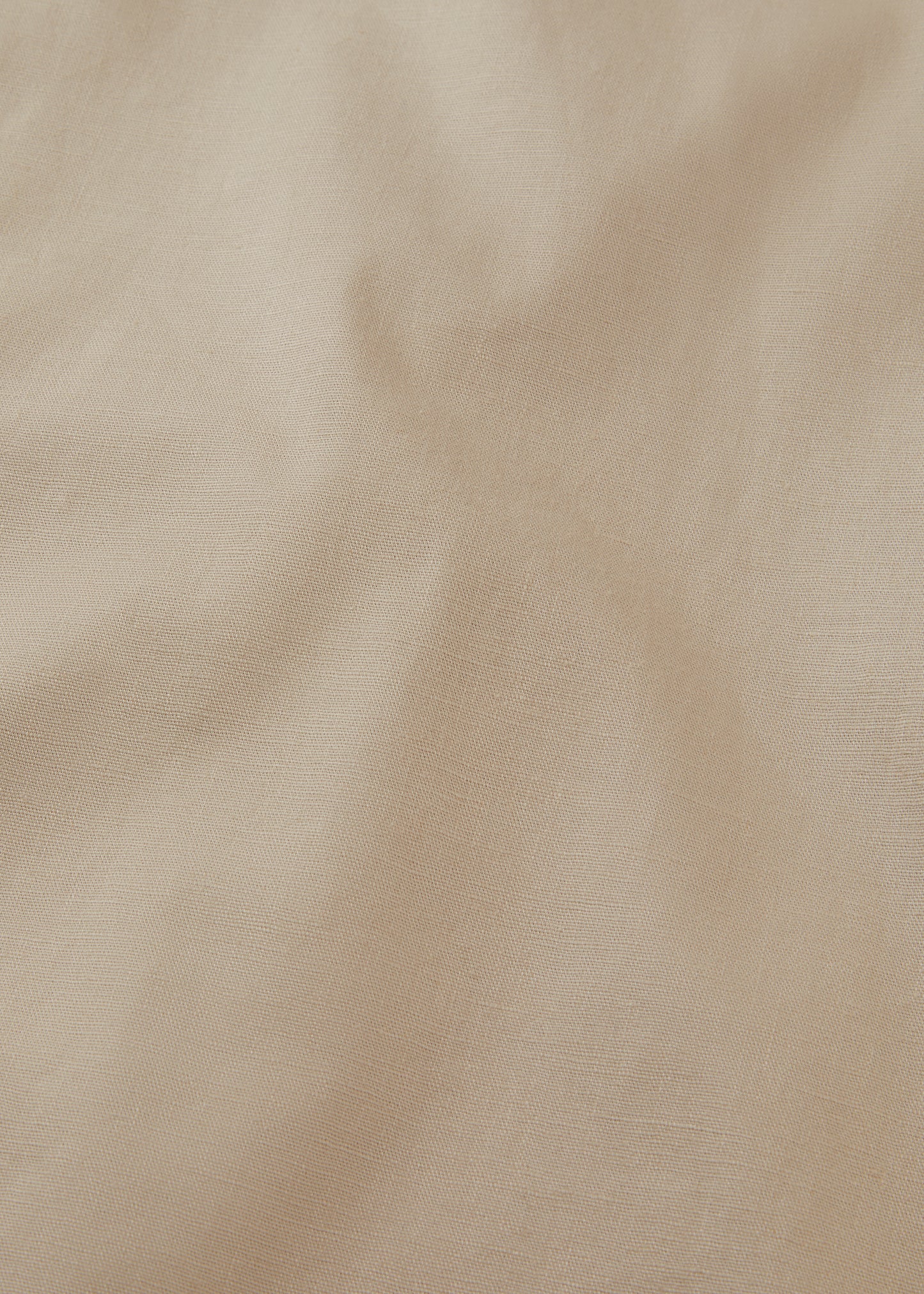 Men's Linen Cotton Shacket in Beige