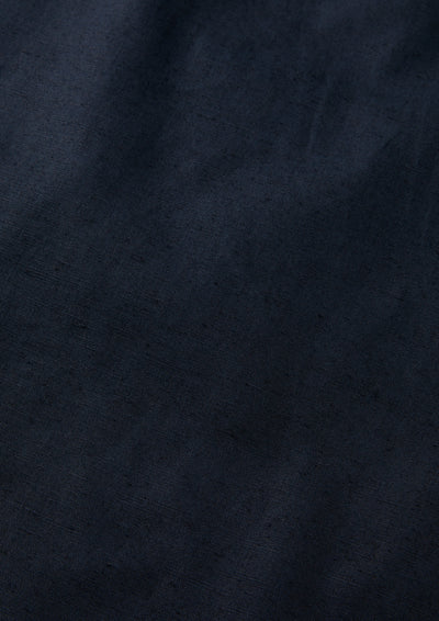 Men's Linen Cotton Shacket in Navy Blue