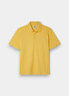 Fritton Pique Polo Shirt In Lemon