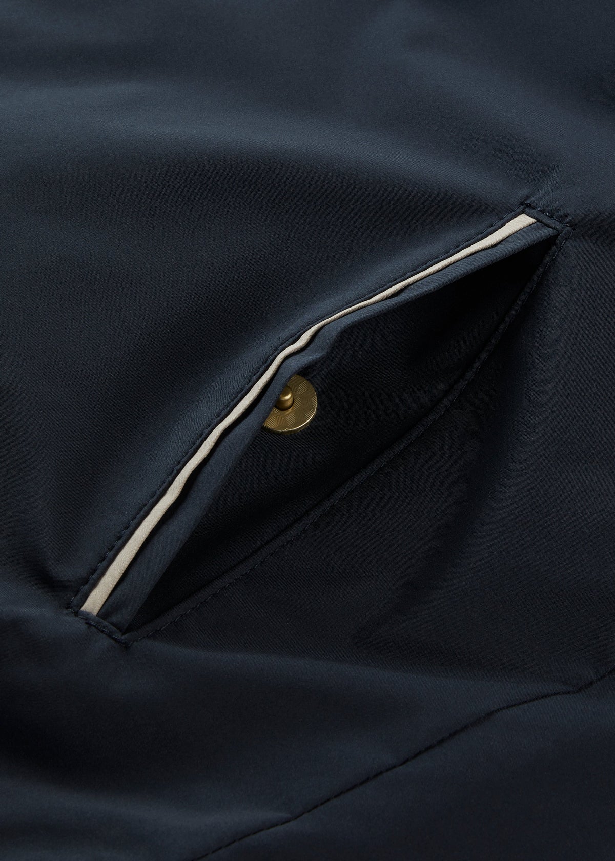 Men's Polyester Reversible Gilet in Navy and Beige