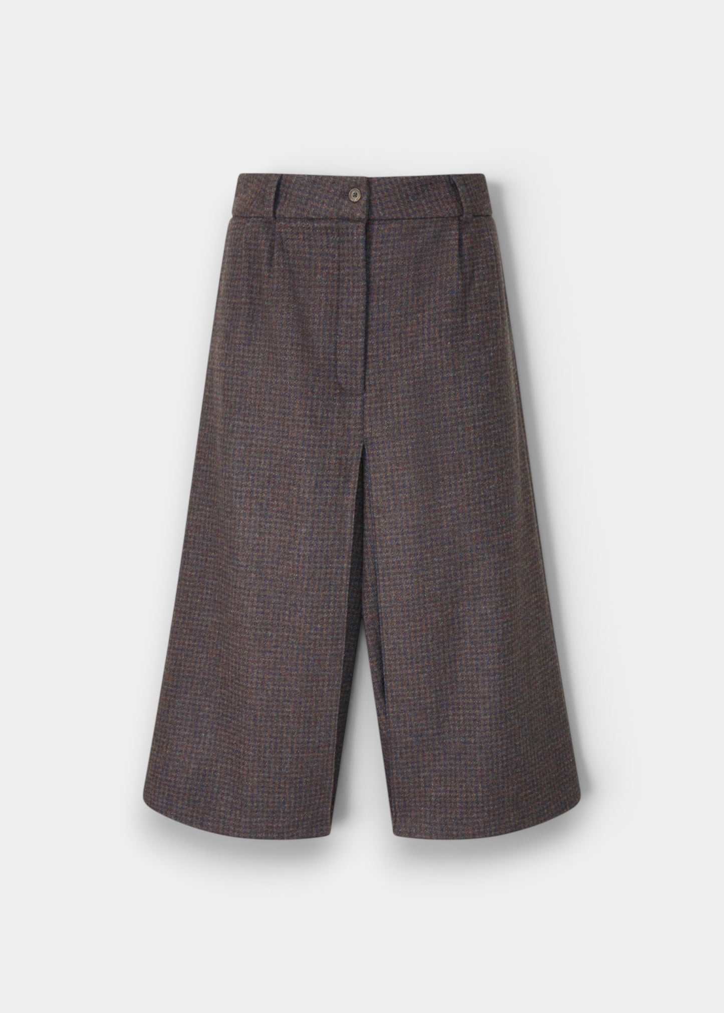 Surrey Ladies Tweed Water Repellent Culottes in Bramble  -  Regular Fit
