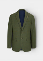 Combrook Men's Tweed Water Repellent Sports Blazer in Mariner - Regular Fit