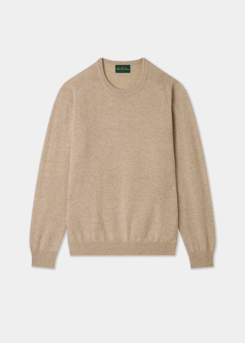 Beige sweater on a light gray background