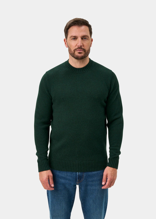 Kinnadie Supersoft Shetland Wool Crew Neck Jumper In Cossack - Regular Fit
