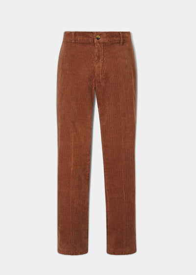 Men's Cord Trousers in Tobacco