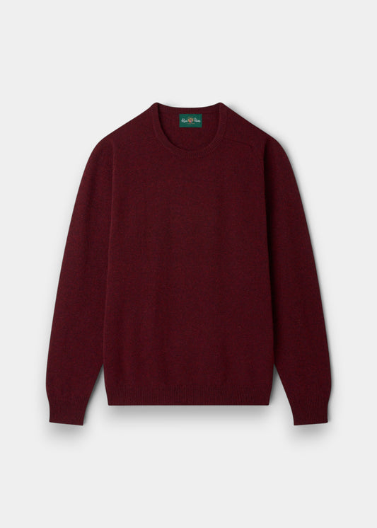 Red jumper on a white background