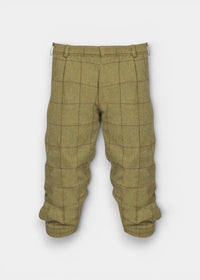 Rutland Men's Tweed Water Repellent Shooting Breeks in Lichen  -  Regular Fit