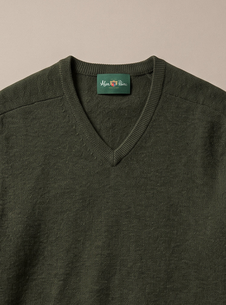 LAMBSWOOL VEE NECK