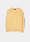Hampshire Lambswool Jumper in Canary 