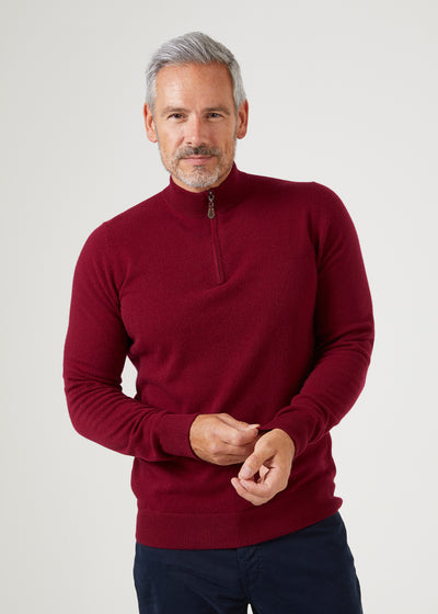 lambswool-quarter-zip-jumper